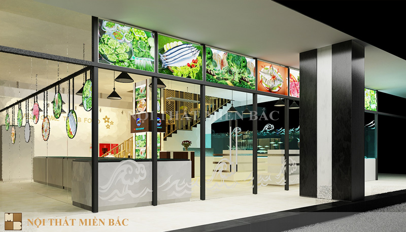 Thiết kế nội thất nhà hàng Nhật cao cấp và sang trọng - view3
